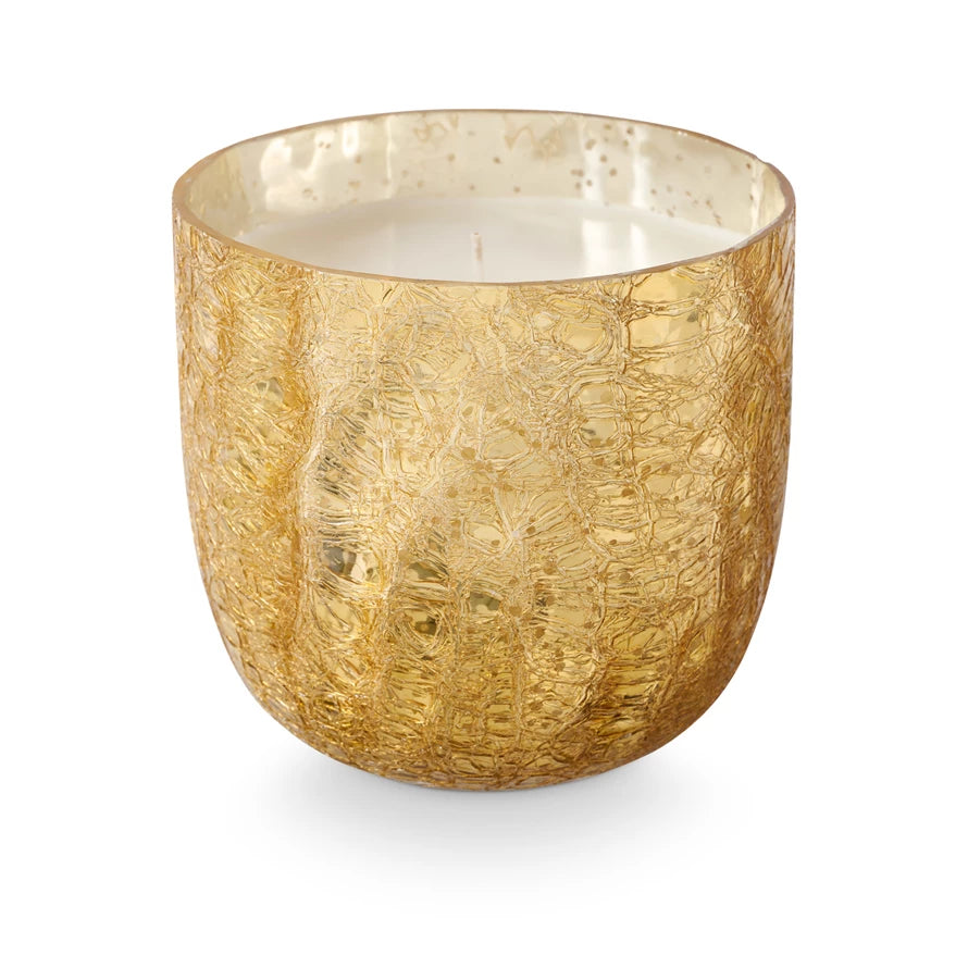 Illume | Cardamom Pomander Large Boxed Crackle Glass Candle