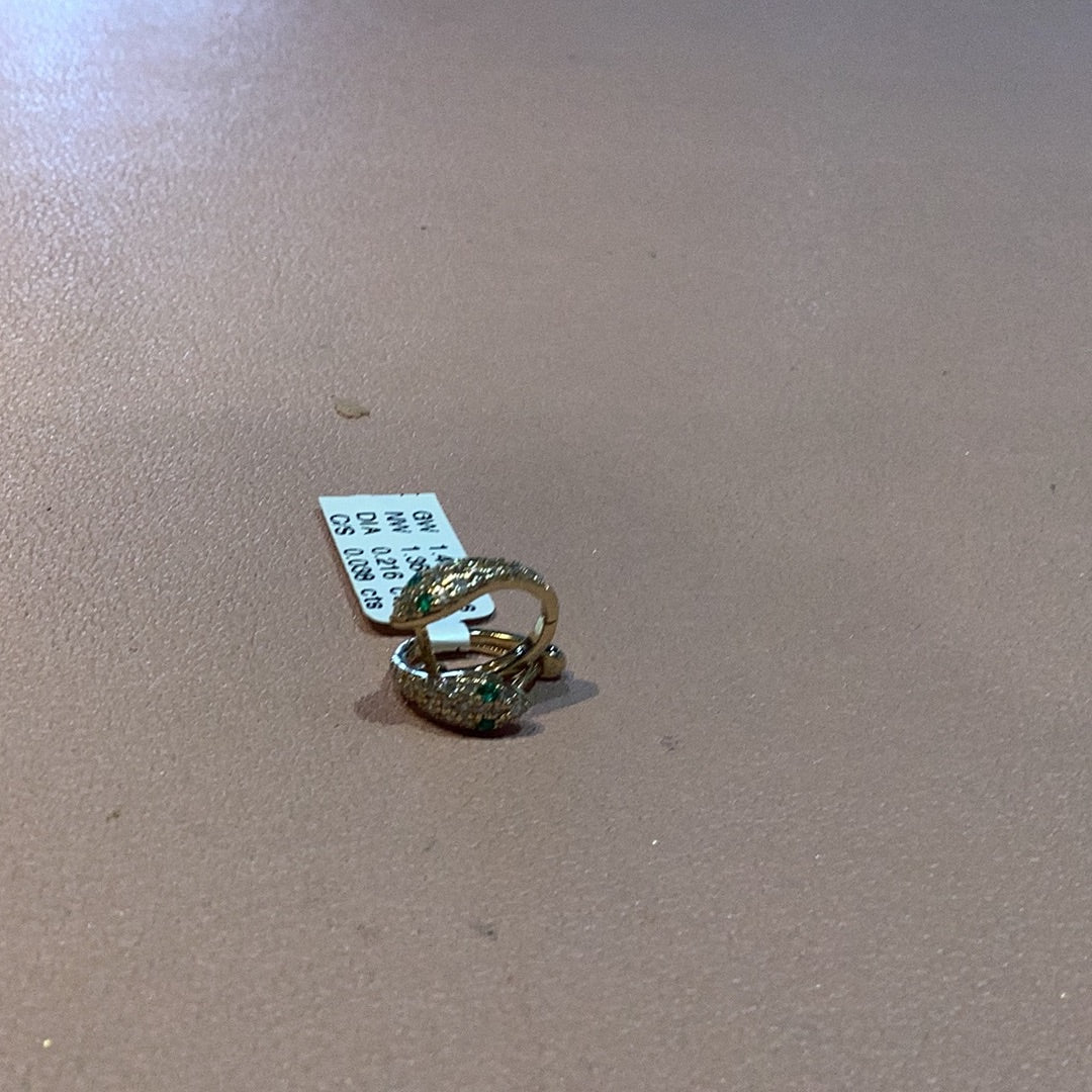 Bright Gems | Snake Huggies Emerald Eyes