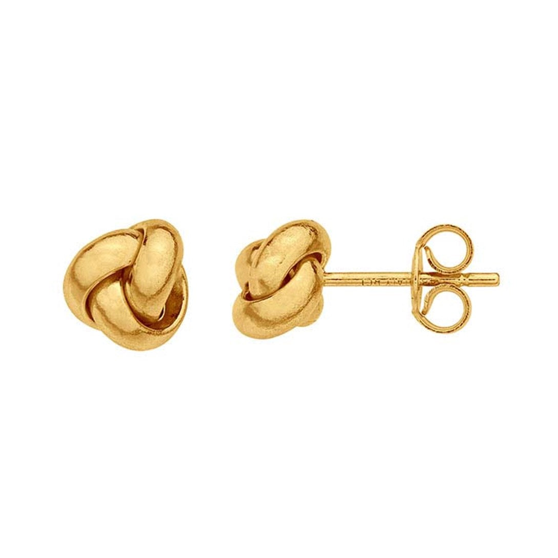 Golden Hour | 14k Knot Post Earrings