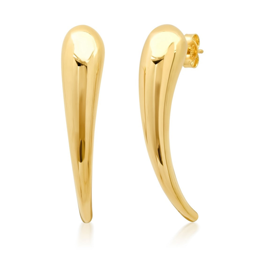 Mondrian | 14k Long Drop Earrings