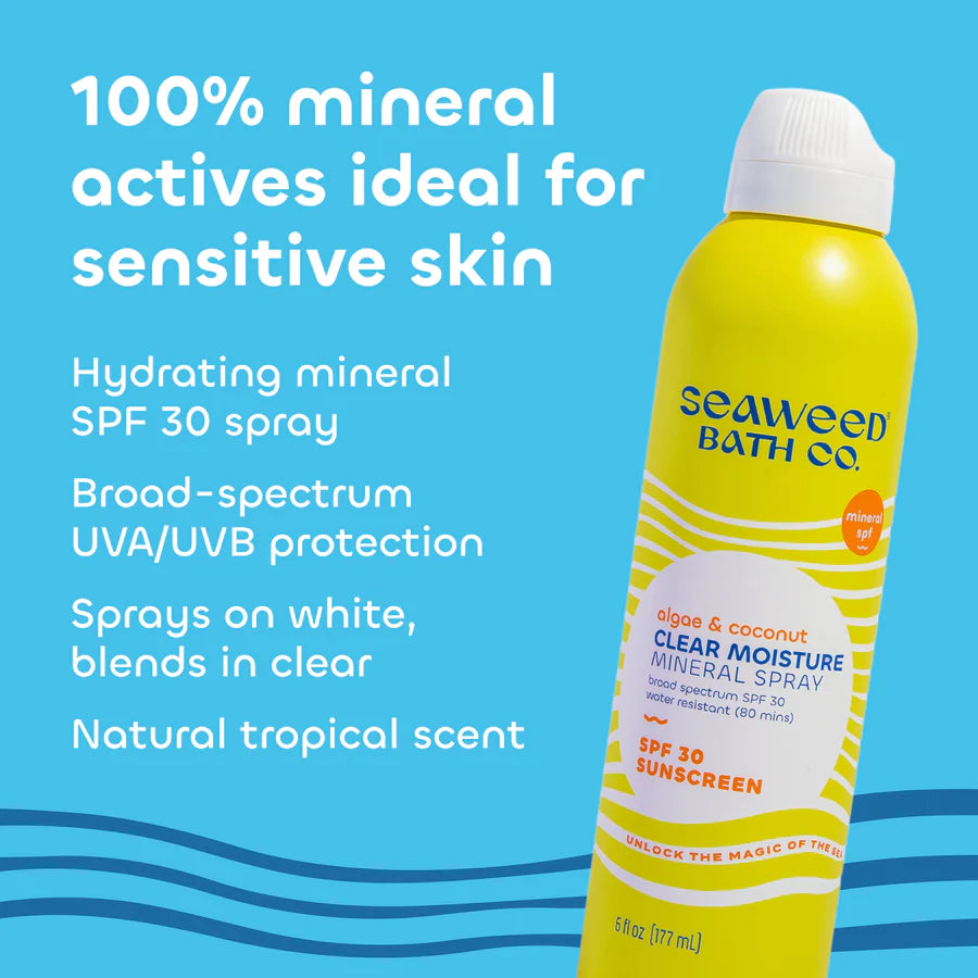 Seaweed Bath Co. | Clear Moisture Mineral Spray SPF 30