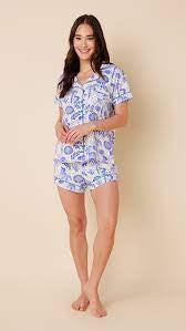 The Cat's Pajamas | Pima Knit Short Set Pajama