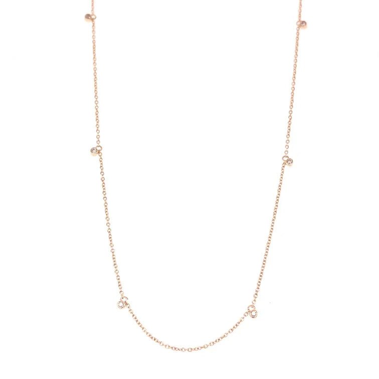 Golden Hour | Diamond Dangling Necklace