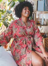 PrintFresh | Satin Robe
