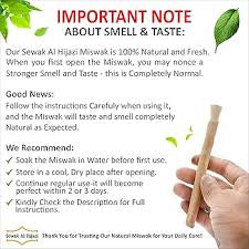 Sewak Al Hijazi | The Traditional Natural Toothbrush Stick