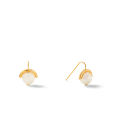 Catherine Canino | Pearl Moon Earring