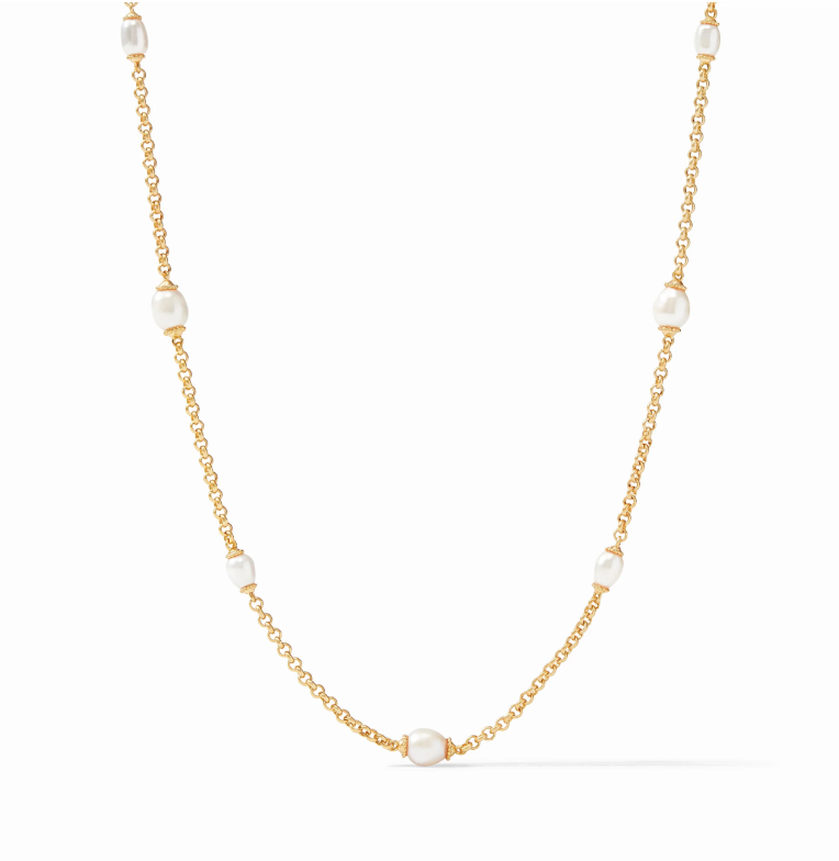 Julie Vos | Marbella Station Necklace Pearl