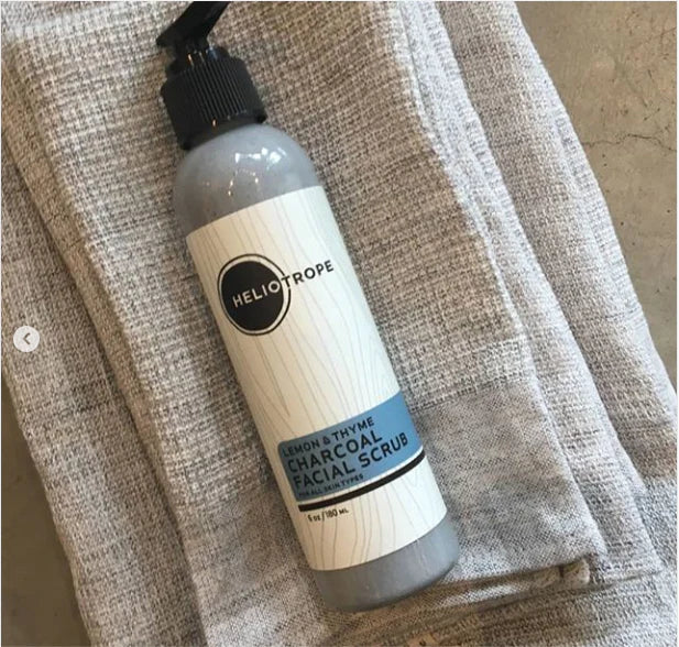 HELIOTROPE | Lemon & Thyme Charcoal Face Scrub