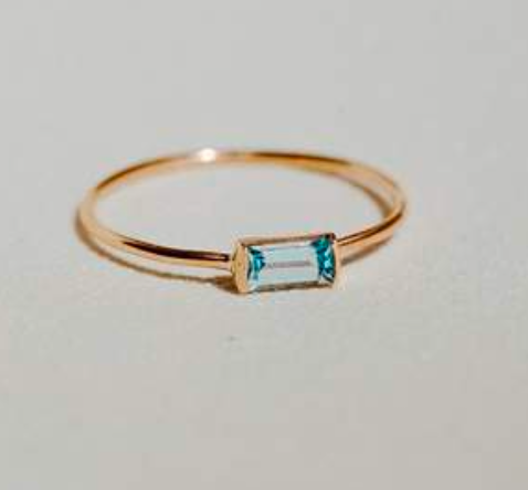 Katherine Stuart | Blue Topaz Amelia Ring