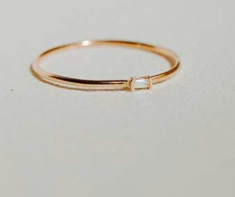 Katherine Stuart | Baguette Baby Ring