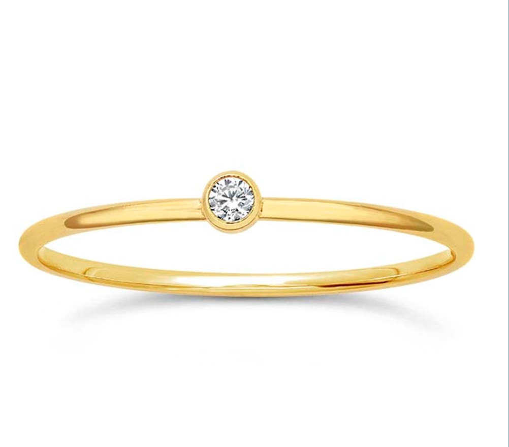 Golden Hour | Gold-Filled CZ-Set Ring
