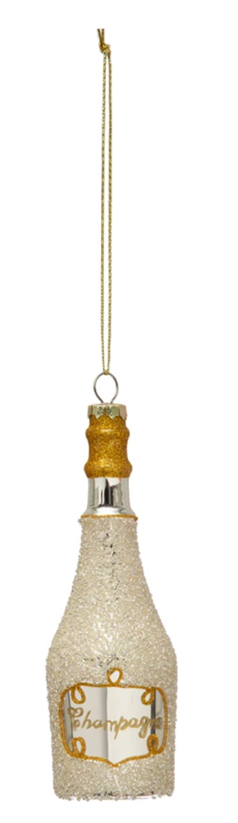 Creative Co-Op | Champagne Ornament