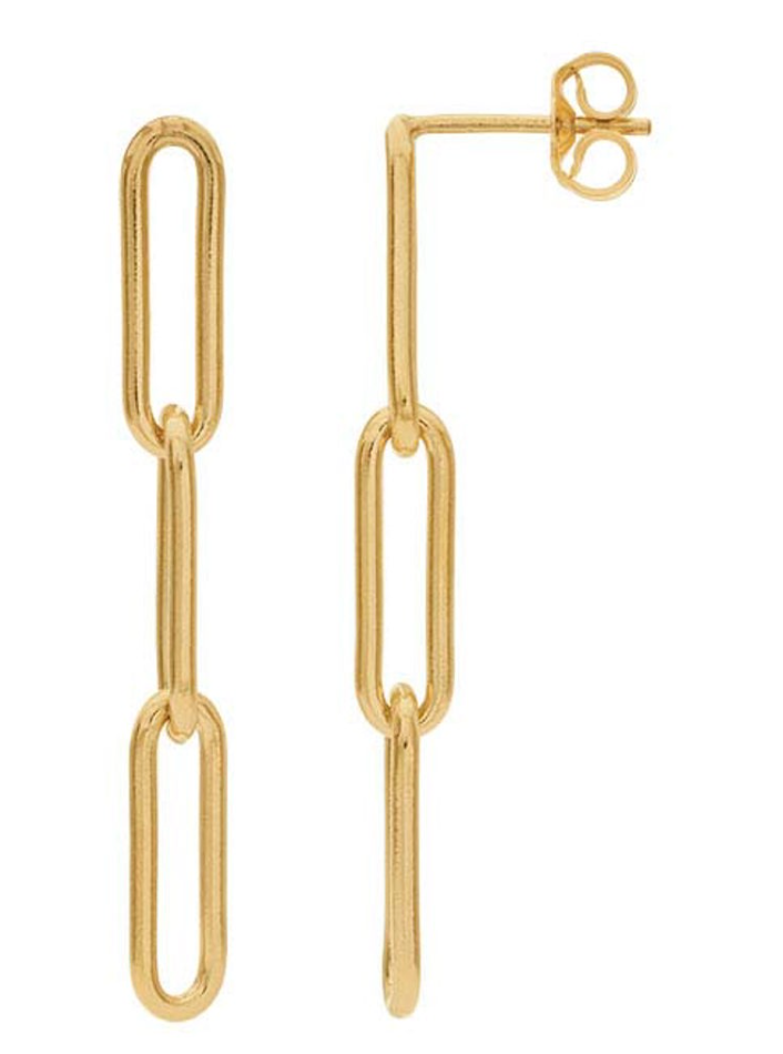 Golden Hour | Gold-Filled Paperclip Post Earrings