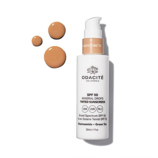 Odacité | SPF 50 Tinted Sunscreen Mineral Drops