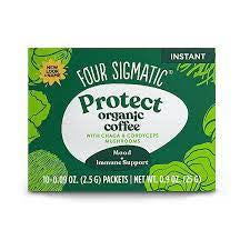 Four Sigmatic | Protect Gut Health Instant Coffee Mix with Chaga and Cordyceps