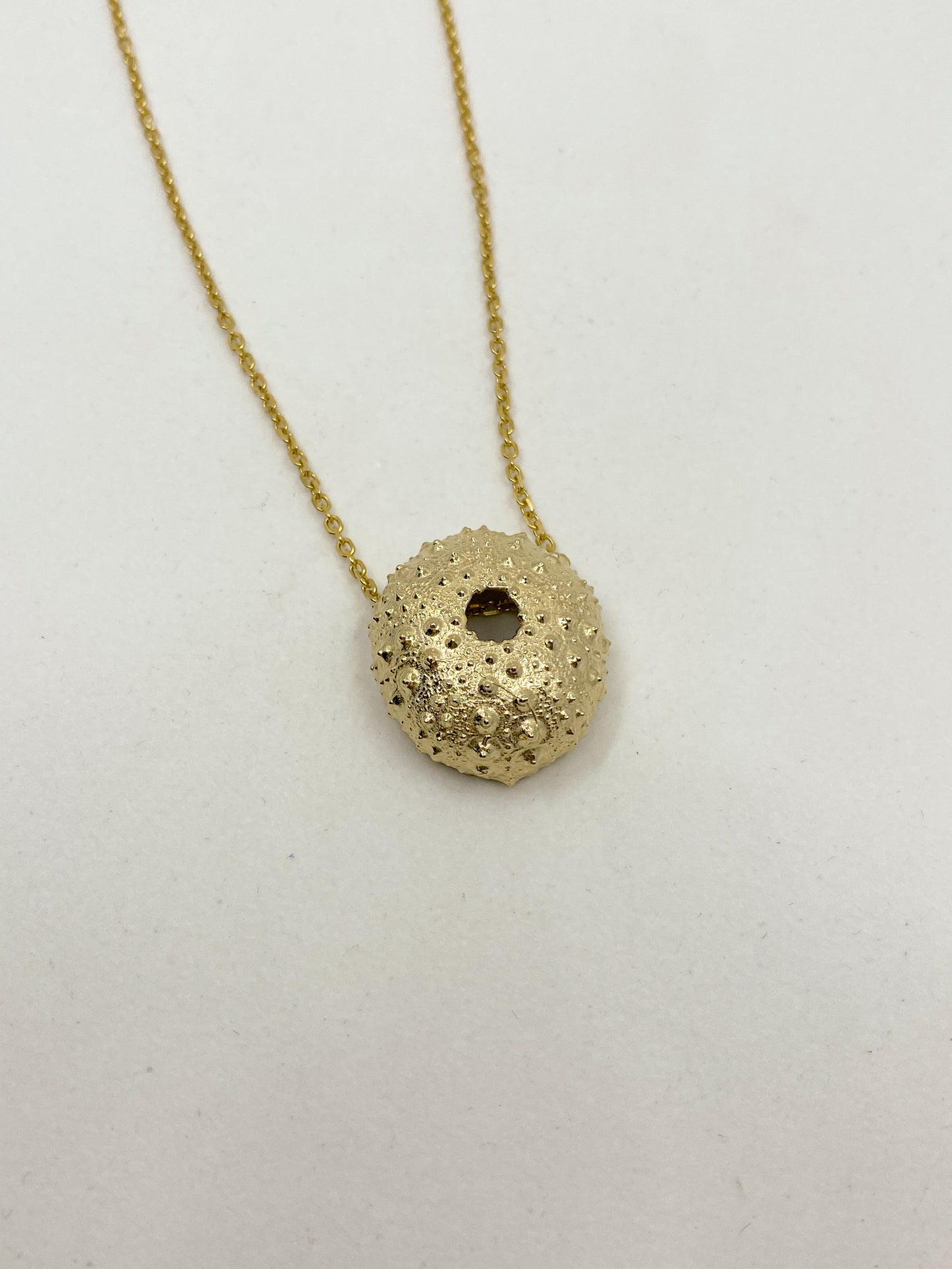 Golden Hour | 14k Gold Sea Urchin Pendants