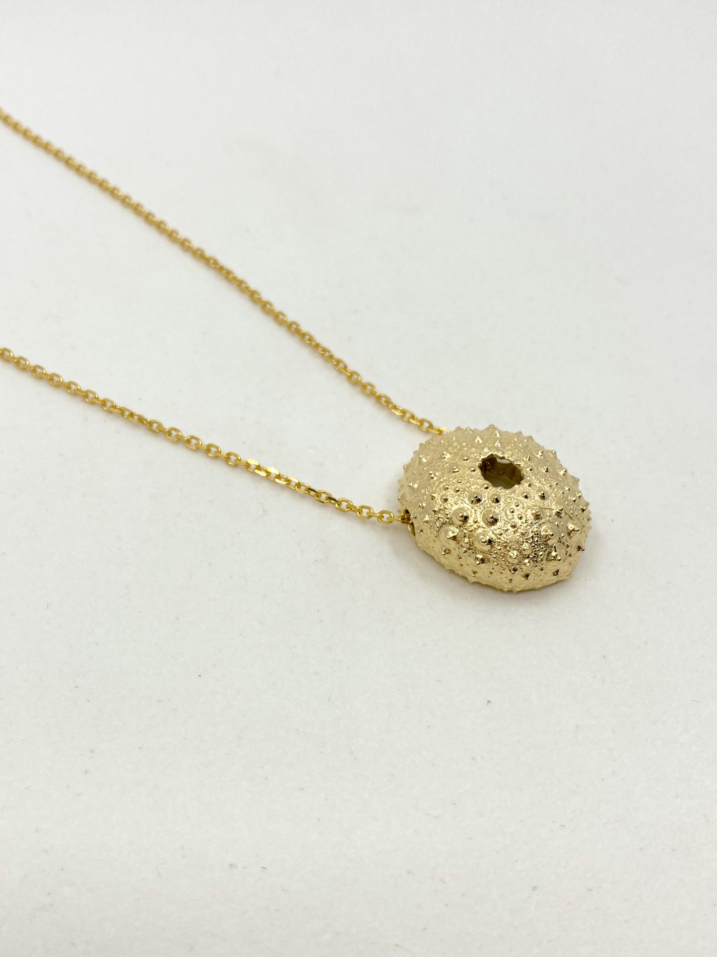 Golden Hour | 14k Gold Sea Urchin Pendants