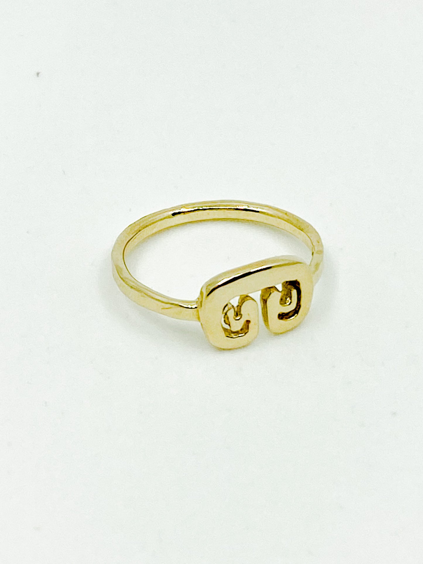 Golden Hour | 14k Gold Petroglyph Ring