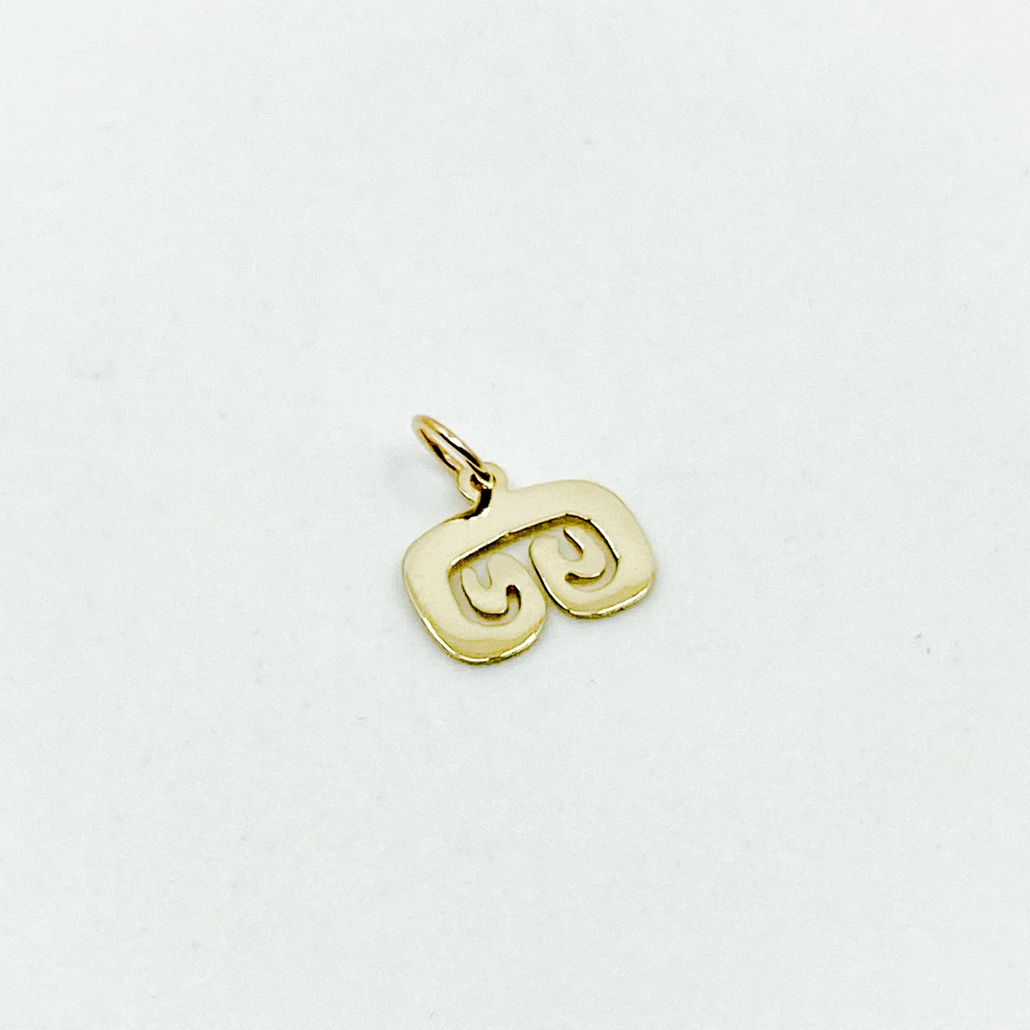 Golden Hour | 14k Gold #2 Petroglyph Pendant (Thin)