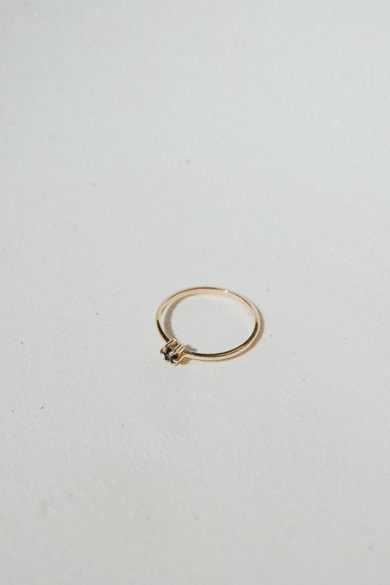 Katherine Stuart | 14k Gold Blue Sapphire Charlotte Ring