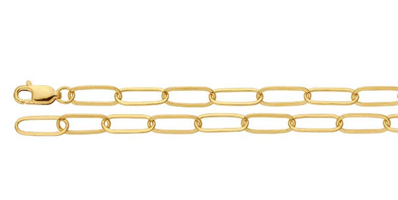 Golden Hour | Paperclip Chain, 18"