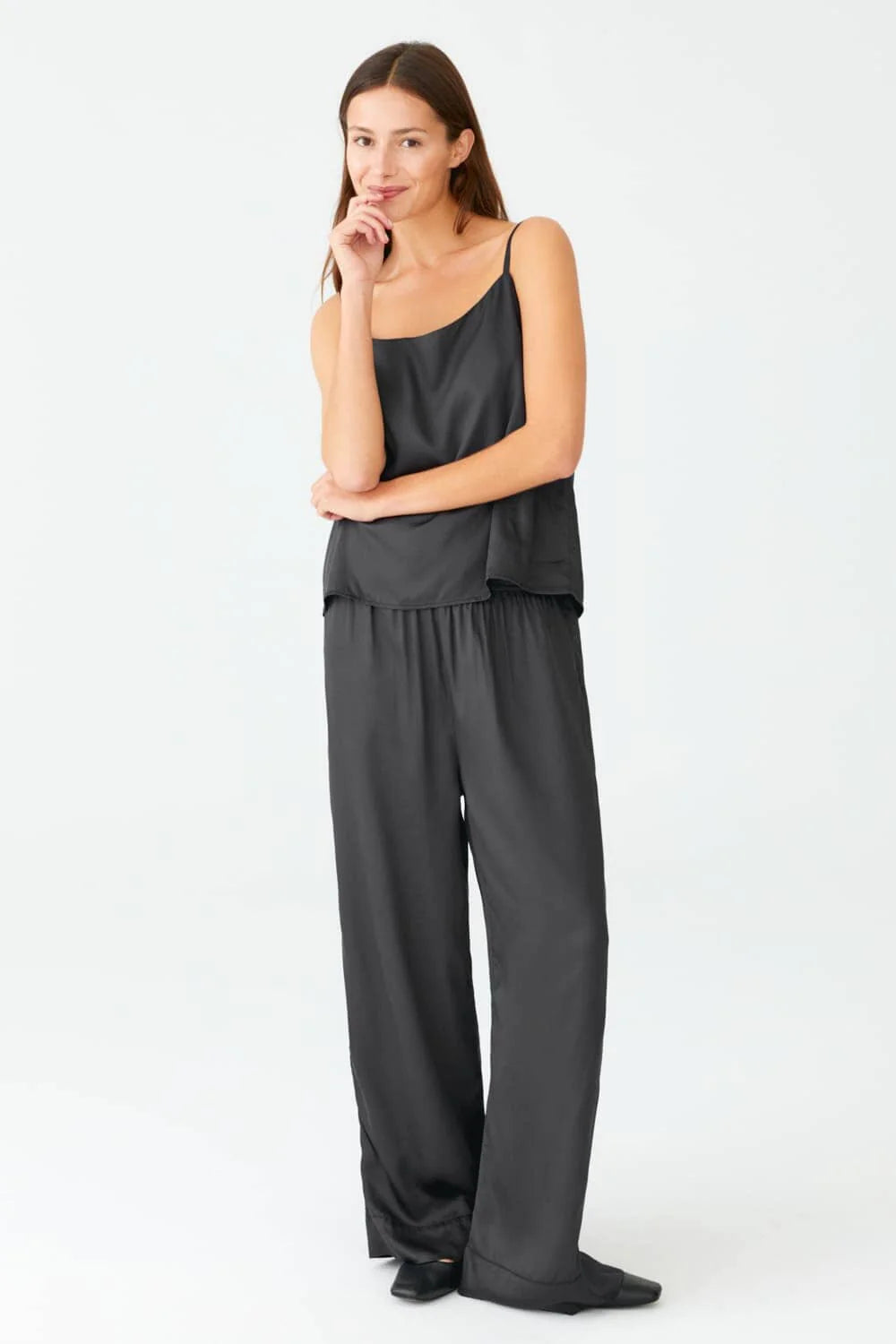 Movesgood | Cia Wide Pants Dark