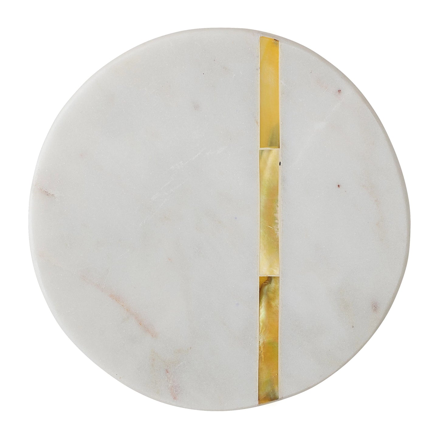 Creative Co-Op | Marble Coasters, Metal Inlay