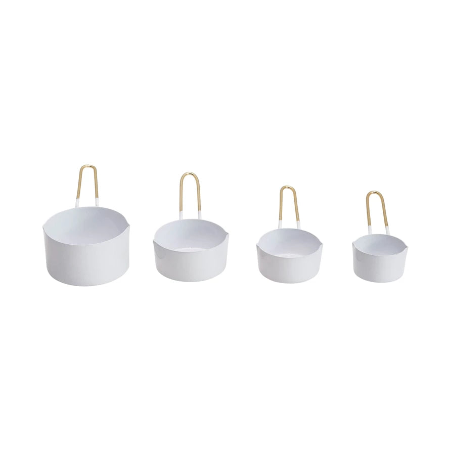 Creative Co-op | Enameled Measuring Cups, Set of 4