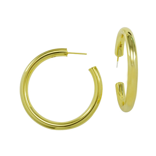 Betty Carré | Lugano Mid Shine Hoop Earrings