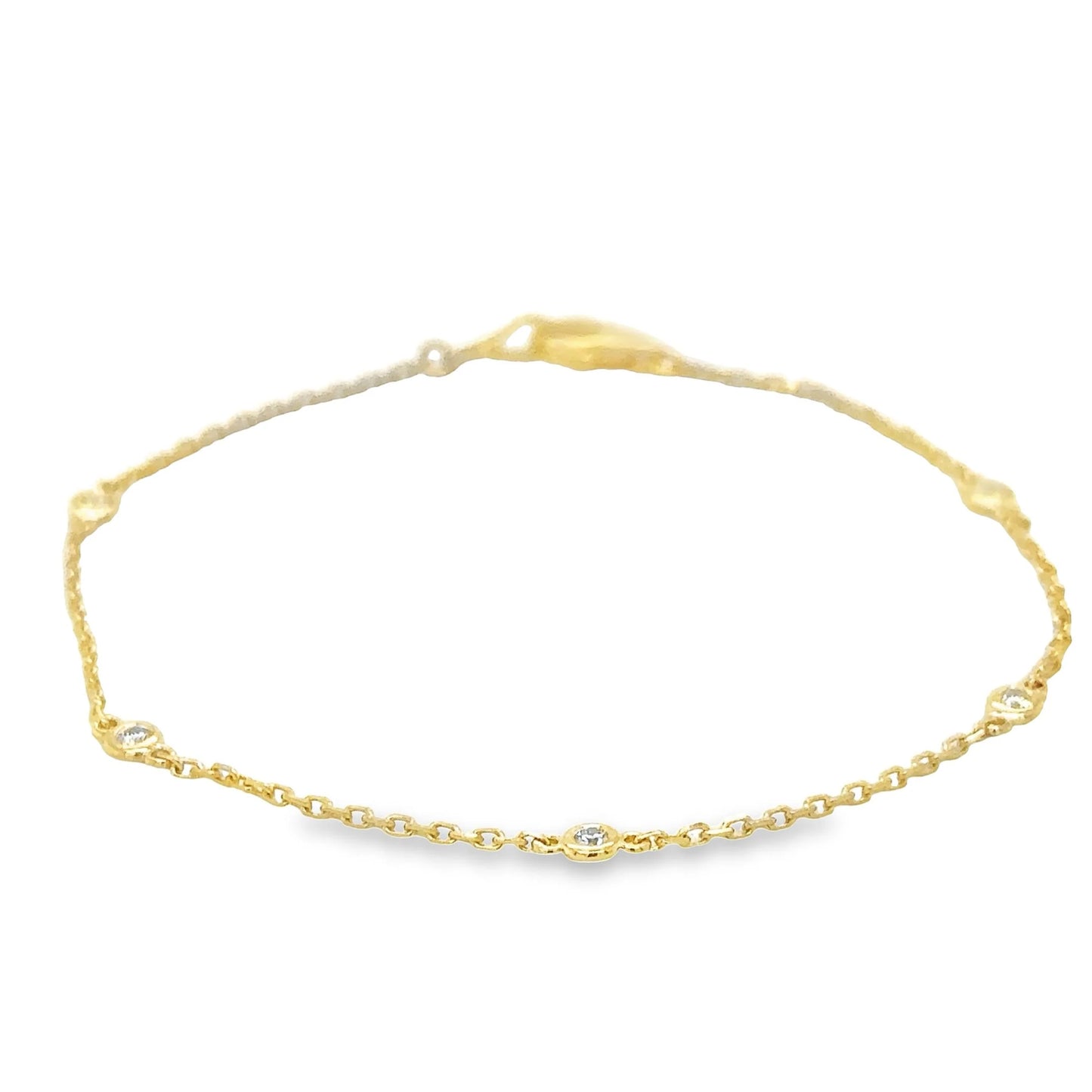 Golden Hour | Diamond Station Chain Bracelet