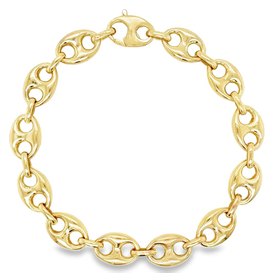 PREORDER: 14k Yellow Gold Mariner Link Bracelet