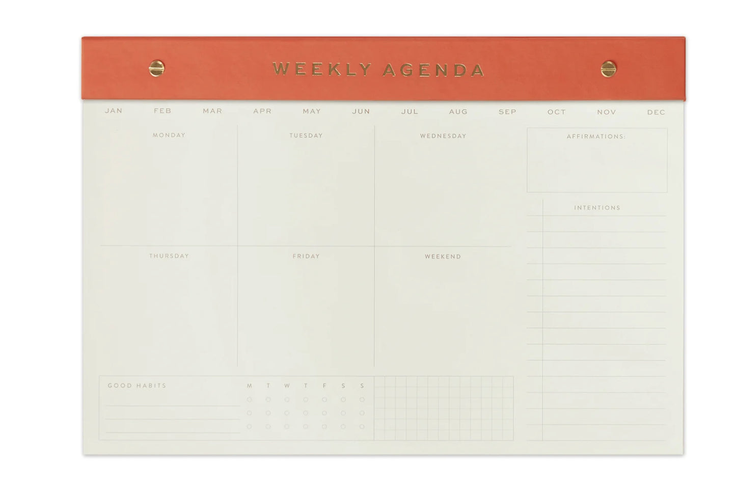 Designworks | Weekly Post Bound Notepad