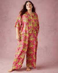 Printfresh | Bagheera Satin Set Hot Pink