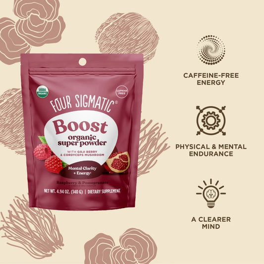 Four Sigmatic | Boost Raspberry Pomegranate Super Powder