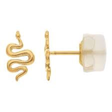 Golden Hour | Snake Stud Earrings