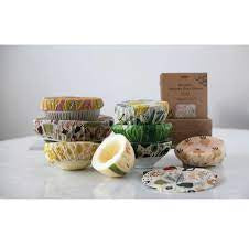 Creative Co-Op | Reusable Beeswax Bowl Covers