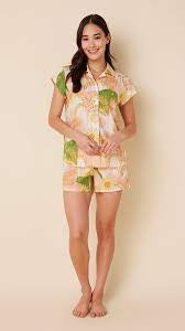 The Cat's Pajamas | Pima Knit Short Set Pajama