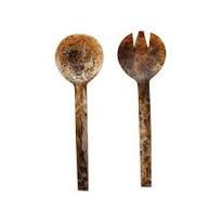 Creative Co-Op | Resin Salad Servers Set