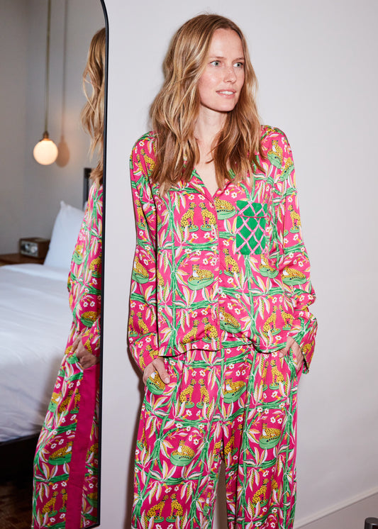 Printfresh | Satin Rittenhouse Royal Cheetah Palace Pink