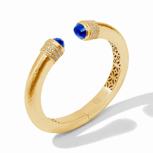 Julie Vos | Luna Demi Cuff - Iridescent Sapphire Blue