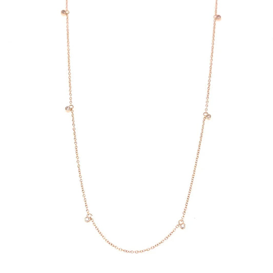 Golden Hour | Diamond Dangling Necklace