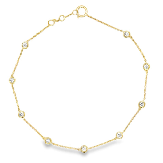 Bright Gems | Diamond Station Bracelet