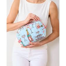 Printfresh | Large Pouch Champagne Tower Soft Blue