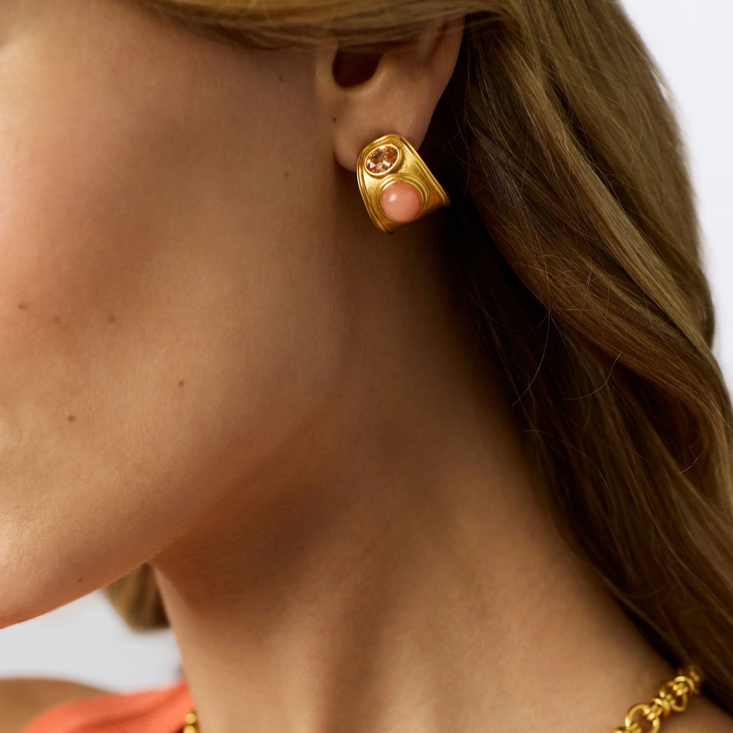 Julie Vos | Portofino Stone Hoop
