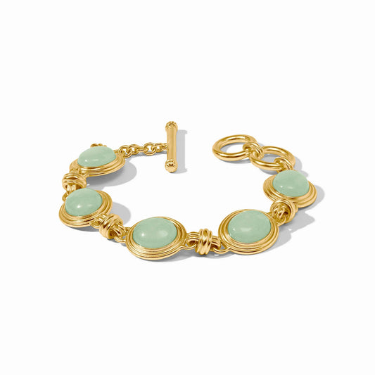 Julie Vos | Portofino Stone Bracelet Aqua Jade