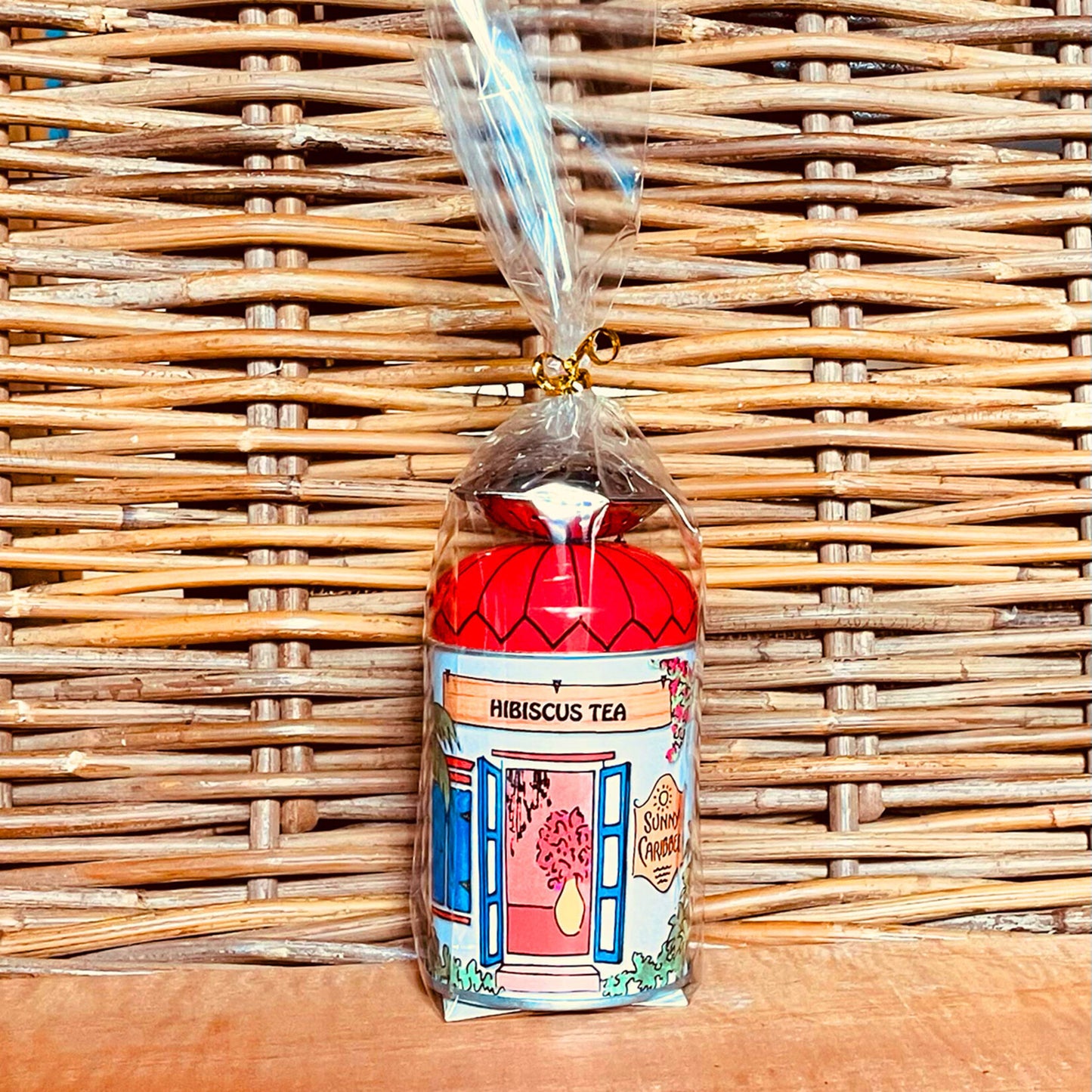 Sunny Caribbee | Hibiscus Tea with Stainless Strainer
