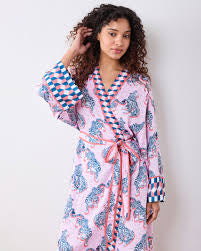 Printfresh | Tiger Queen Eco Satin Robe