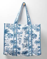 Printfresh | Tropical Toile - Traveler Tote