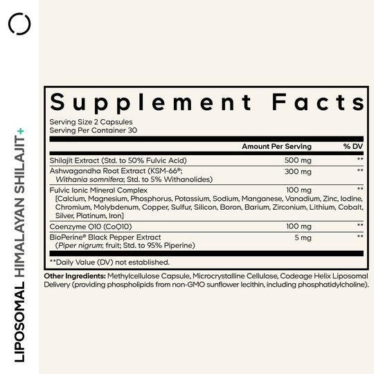Codeage | Liposomal Himalayan Shilajit