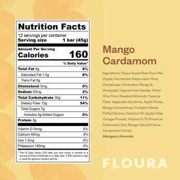 Floura | Daily Fiber Bars